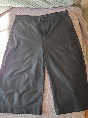 Lamb Leather Carpenter Pants by Rag + Bone, Black Caviar. Large. Pristine Cond.